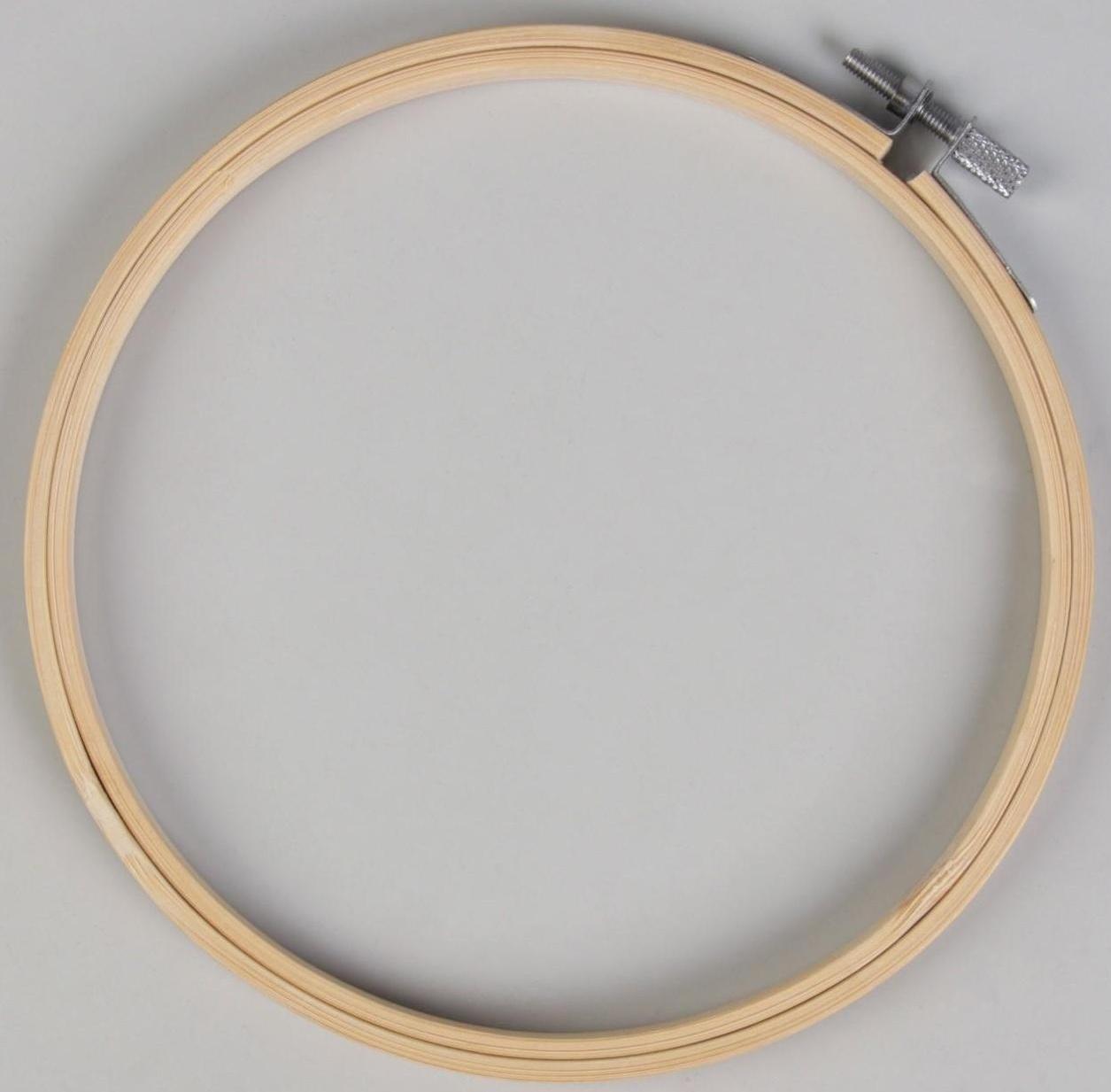 Пяльцы для вышивания, d = 15,3 см, цвет светлое дерево