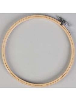 Пяльцы для вышивания, d = 15,3 см, цвет светлое дерево