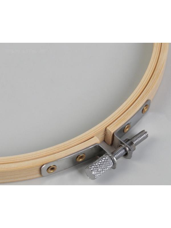 Пяльцы для вышивания, d = 15,3 см, цвет светлое дерево