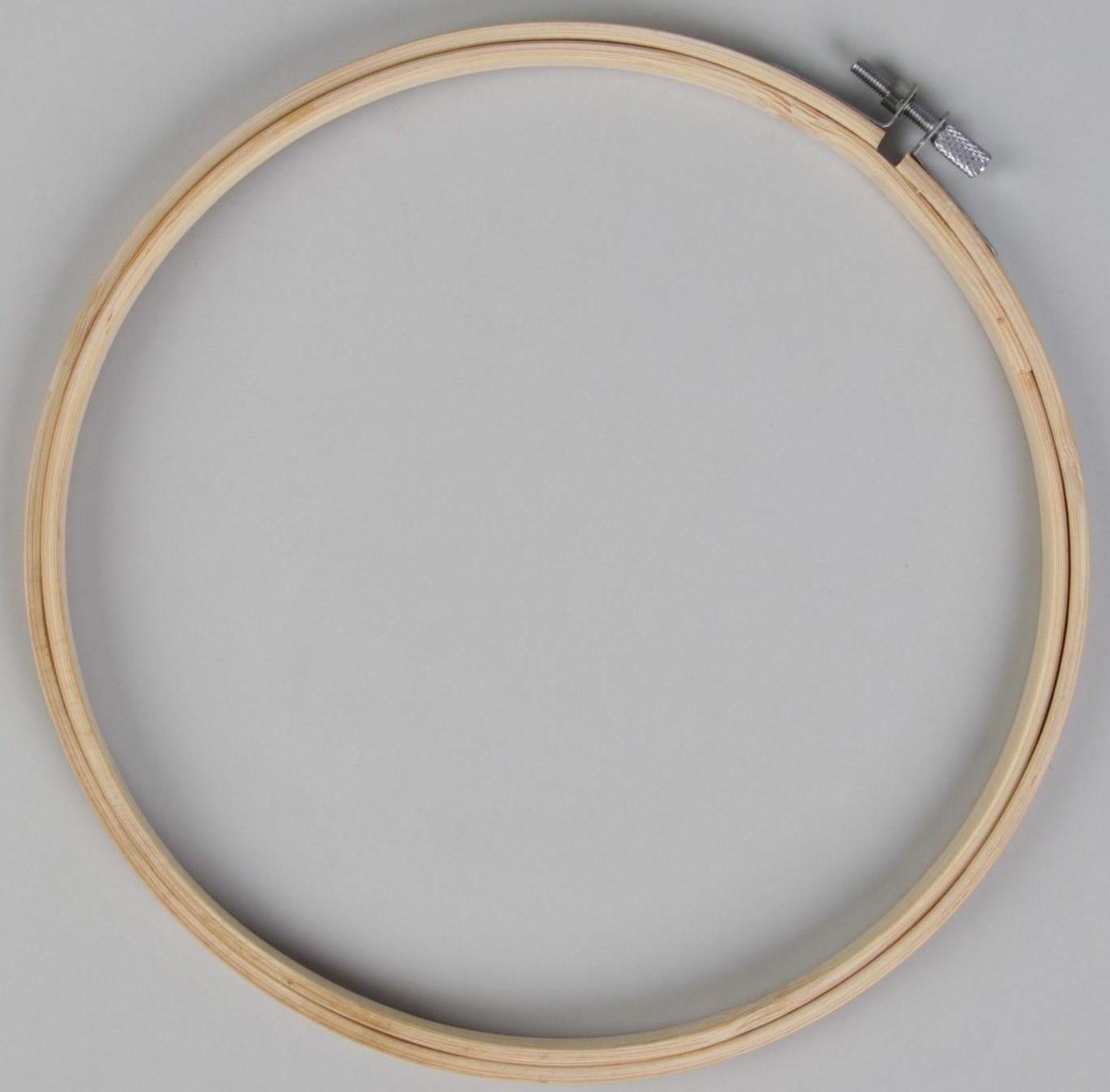 Пяльцы для вышивания, d = 20 см, цвет светлое дерево