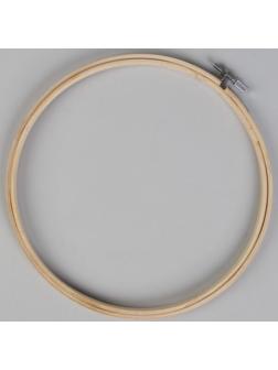 Пяльцы для вышивания, d = 20 см, цвет светлое дерево