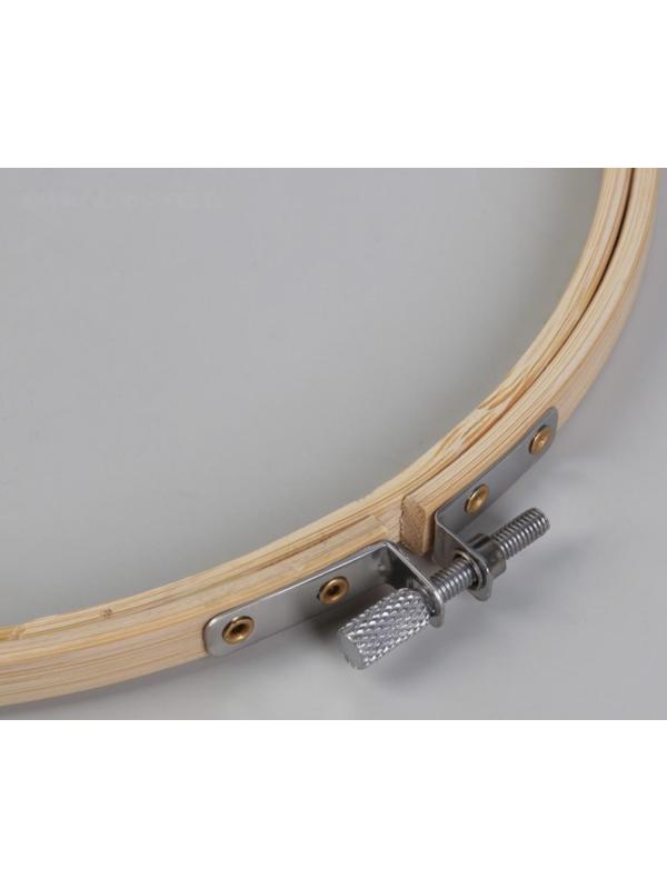 Пяльцы для вышивания, d = 20 см, цвет светлое дерево