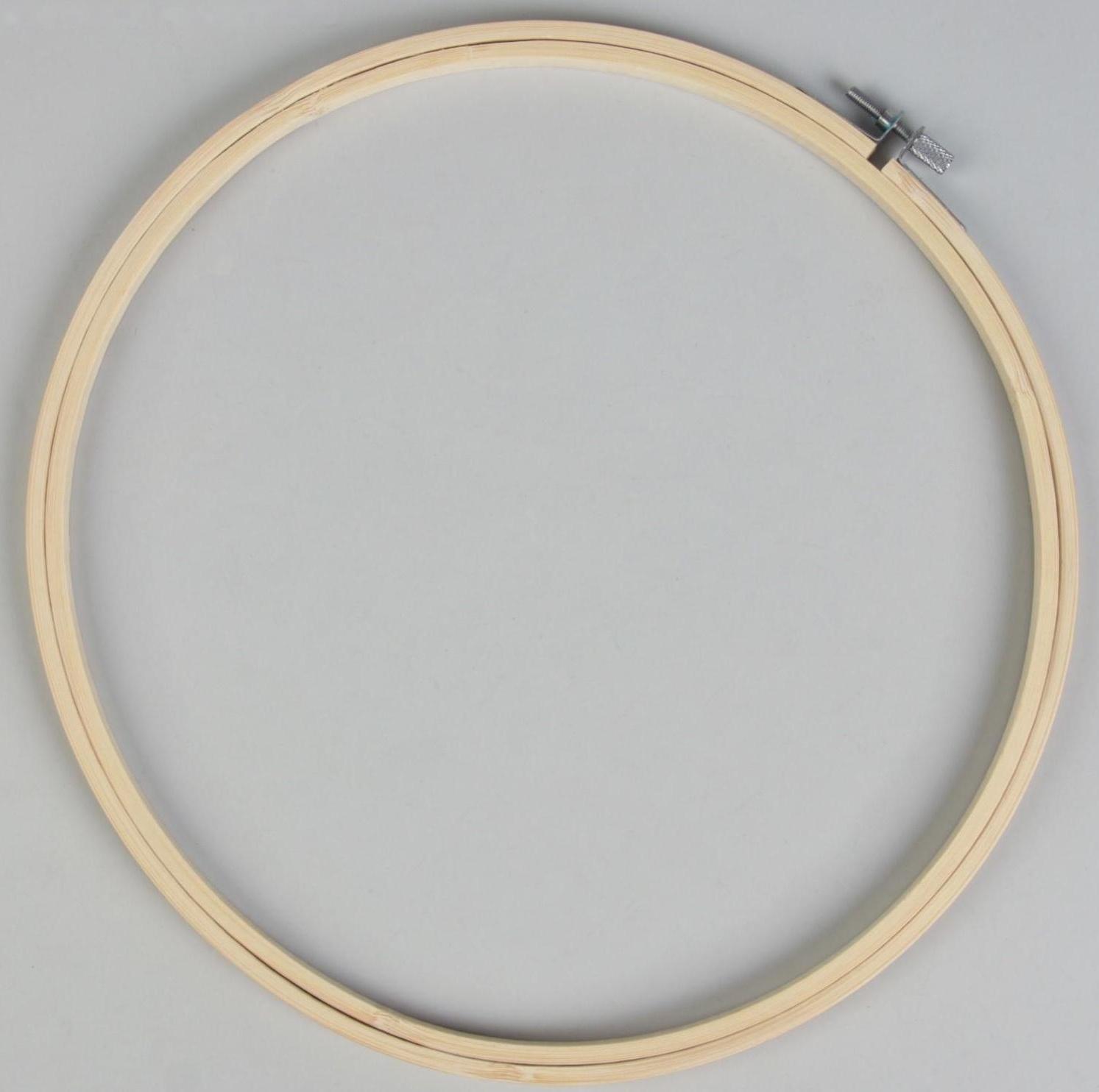 Пяльцы для вышивания, d = 26 см, цвет светлое дерево