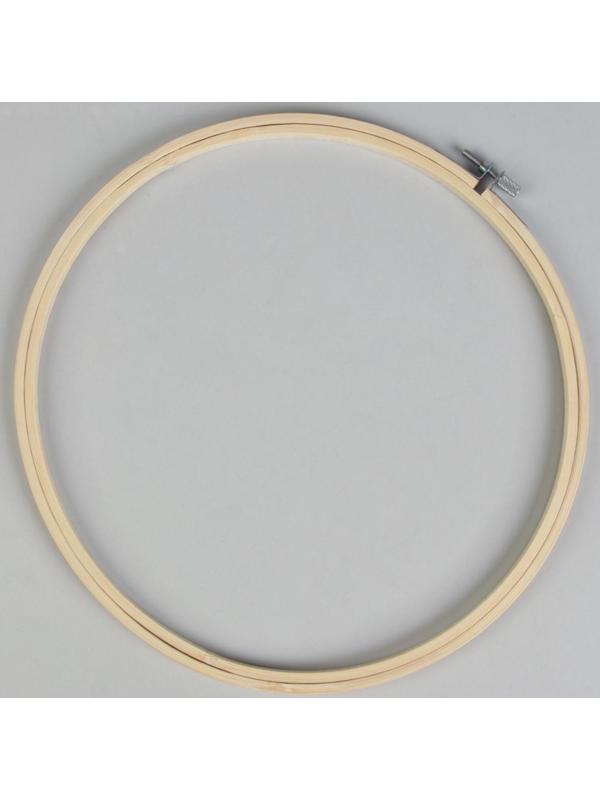 Пяльцы для вышивания, d = 26 см, цвет светлое дерево