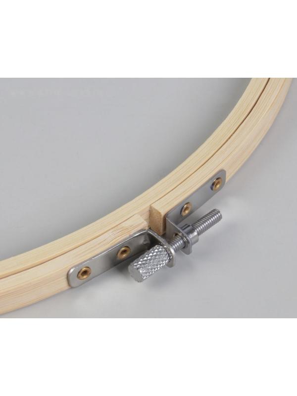 Пяльцы для вышивания, d = 26 см, цвет светлое дерево