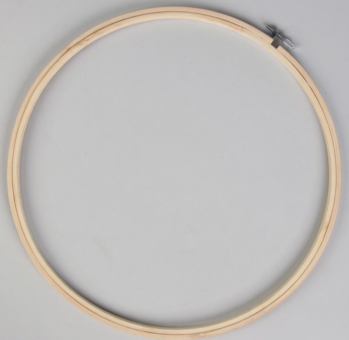 Пяльцы для вышивания, d = 30 см, цвет светлое дерево
