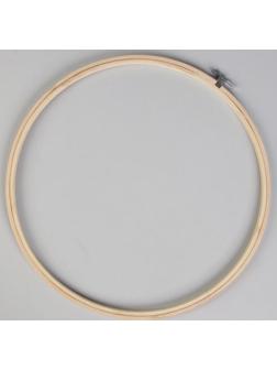 Пяльцы для вышивания, d = 30 см, цвет светлое дерево