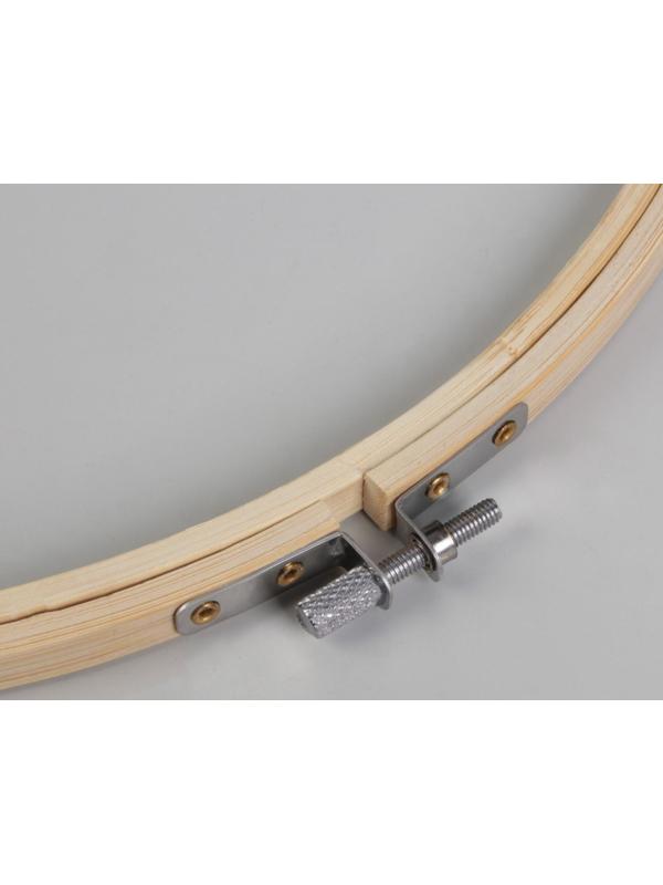 Пяльцы для вышивания, d = 30 см, цвет светлое дерево