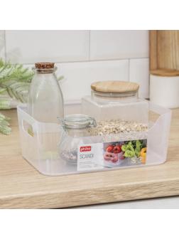 Корзина для хранения Scandi, 3,1 л, 24×17×9 см, цвет прозрачный