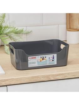 Корзина для хранения Scandi, 3,1 л, 24×17×9 см, цвет МИКС