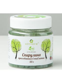 Спирулина, прессованная в таблетки, 50 г