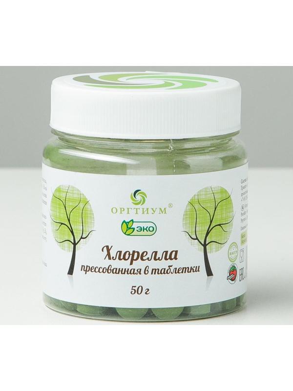 Хлорелла прессованная в таблетки, суперфуд, 50 г
