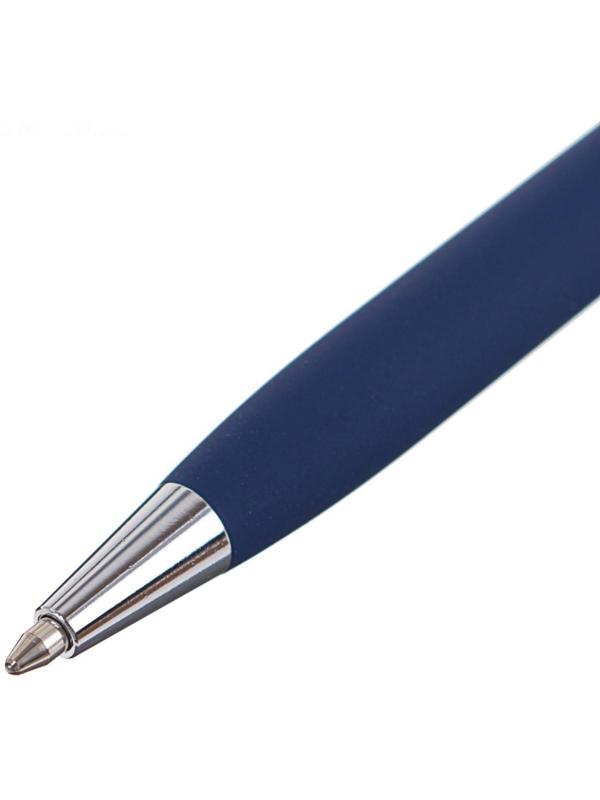 Ручка шариковая поворотная, 0.7 мм, Bruno Visconti Palermo, стержень синий, тёмно-синий металлический корпус