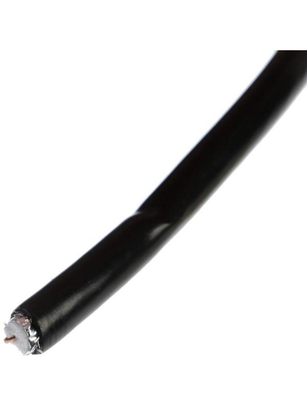 Кабель коаксиальный PROconnect RG-6U, бухта 100 м, 75 Ом, CCS/Al/Al, 48%, черный