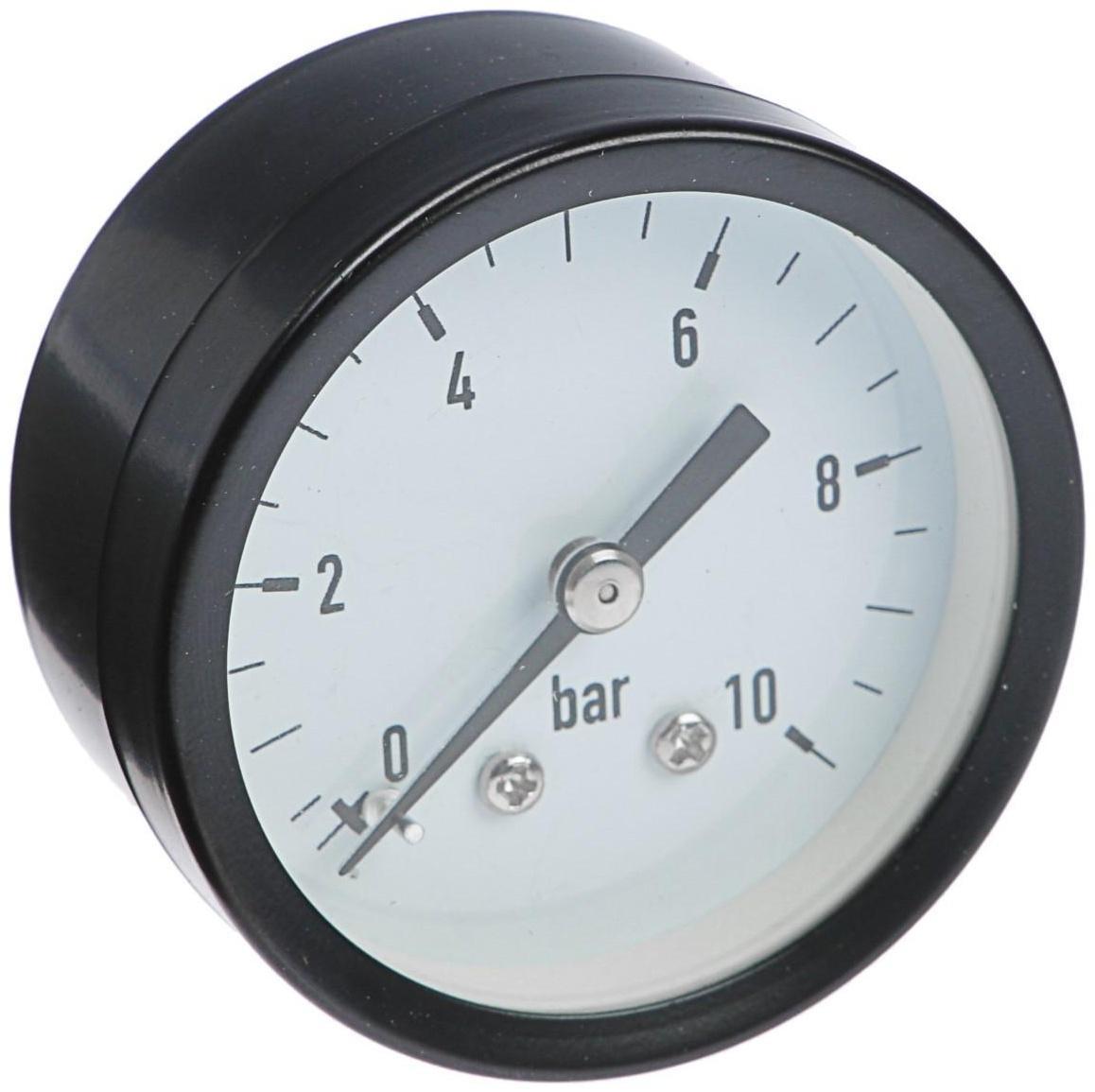 Манометр TAEN, аксиальный, 10 атм, d=50 мм, наружная резьба 1/4