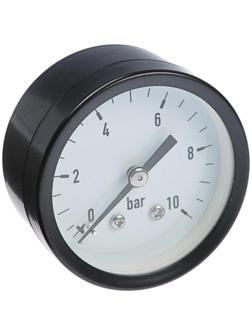 Манометр TAEN, аксиальный, 10 атм, d=50 мм, наружная резьба 1/4