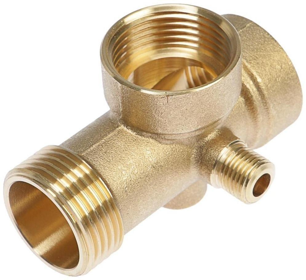 Штуцер пятивыводной TAEN, для монтажа манометра и реле давления, 80 мм