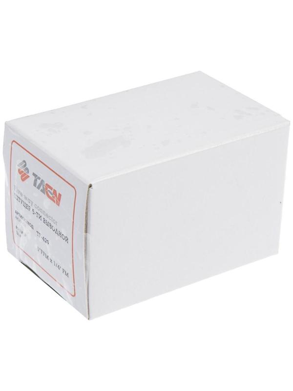 Штуцер пятивыводной TAEN, для монтажа манометра и реле давления, 80 мм