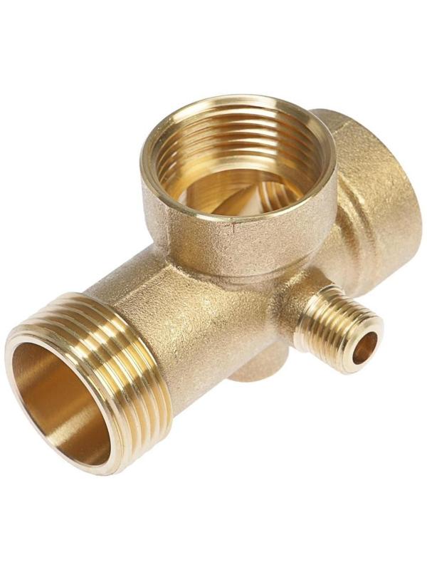 Штуцер пятивыводной TAEN, для монтажа манометра и реле давления, 80 мм