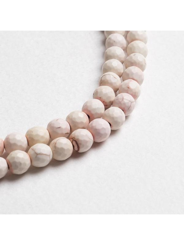 Бусины на нити шар №8 гранёный 