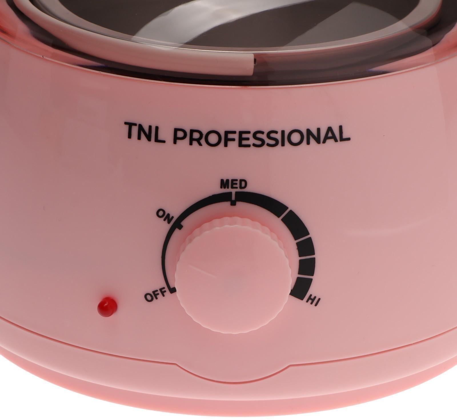 Воскоплав TNL wax 100, баночный 100 Вт, 400 мл, 35-100 ºС, розовый