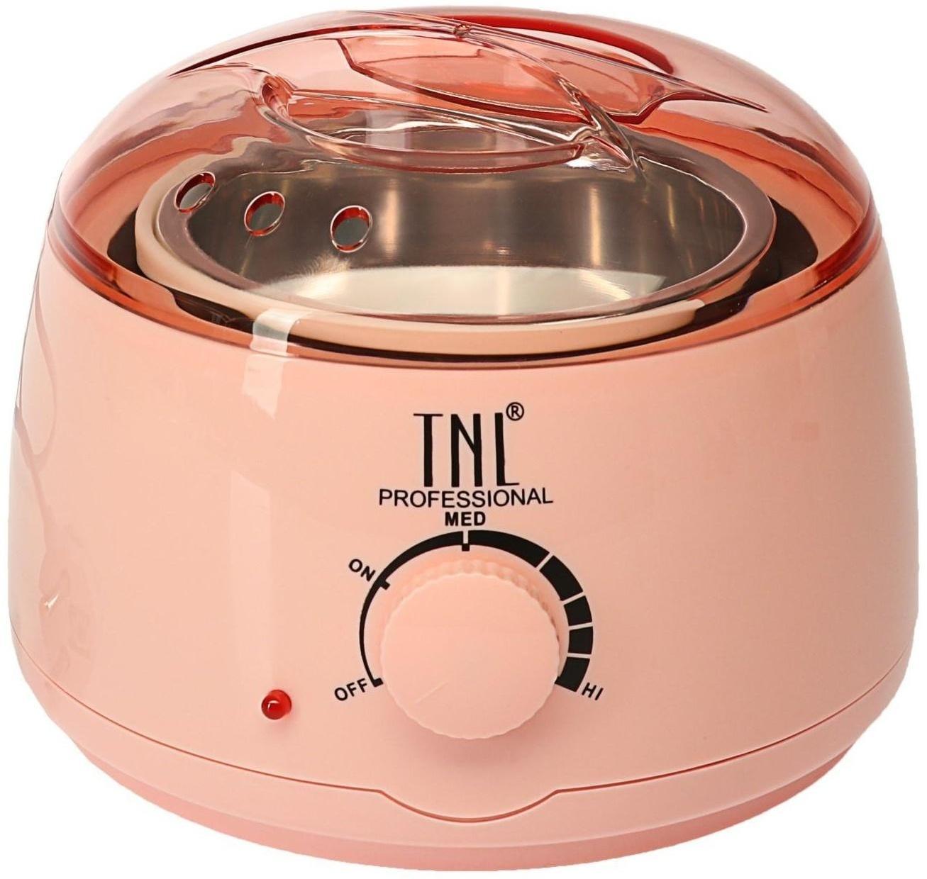 Воскоплав TNL wax 100, баночный 100 Вт, 400 мл, 35-100 ºС, розовый