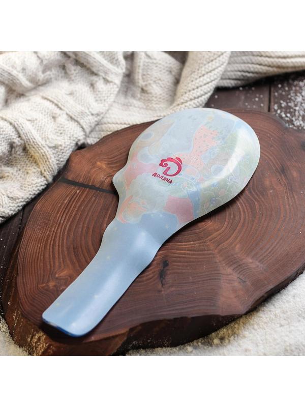 Подставка стеклянная под ложку Доляна «Волшебство», 24×10 см