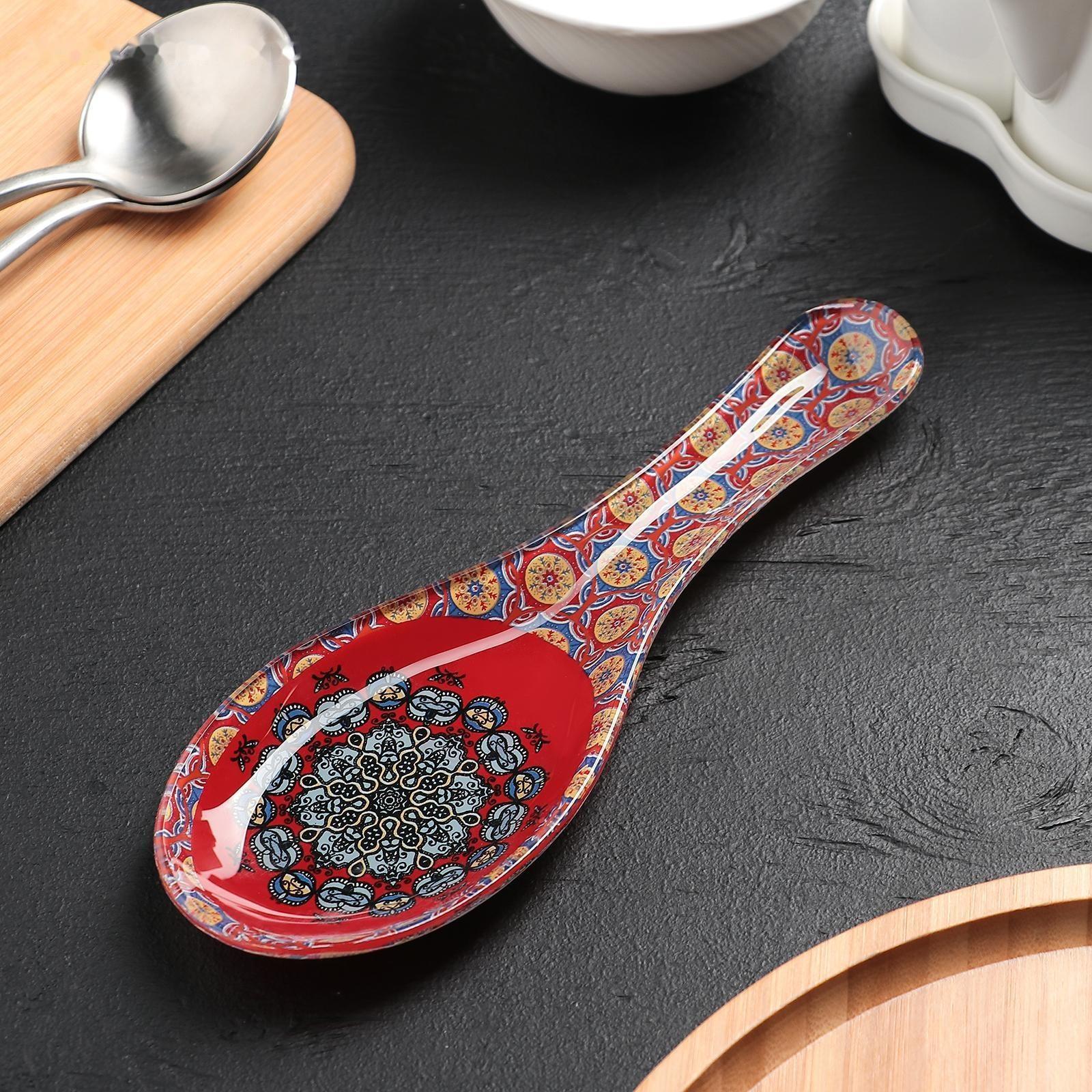 Подставка стеклянная под ложку Доляна «Крац», 21×7,5 см