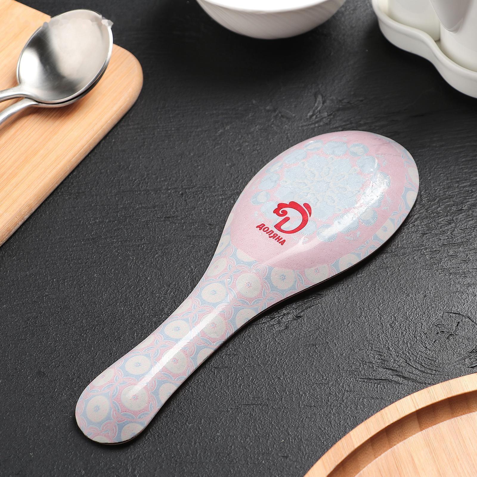 Подставка стеклянная под ложку Доляна «Крац», 21×7,5 см