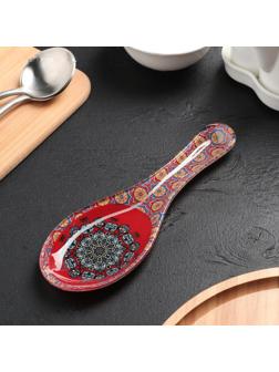 Подставка стеклянная под ложку Доляна «Крац», 21×7,5 см