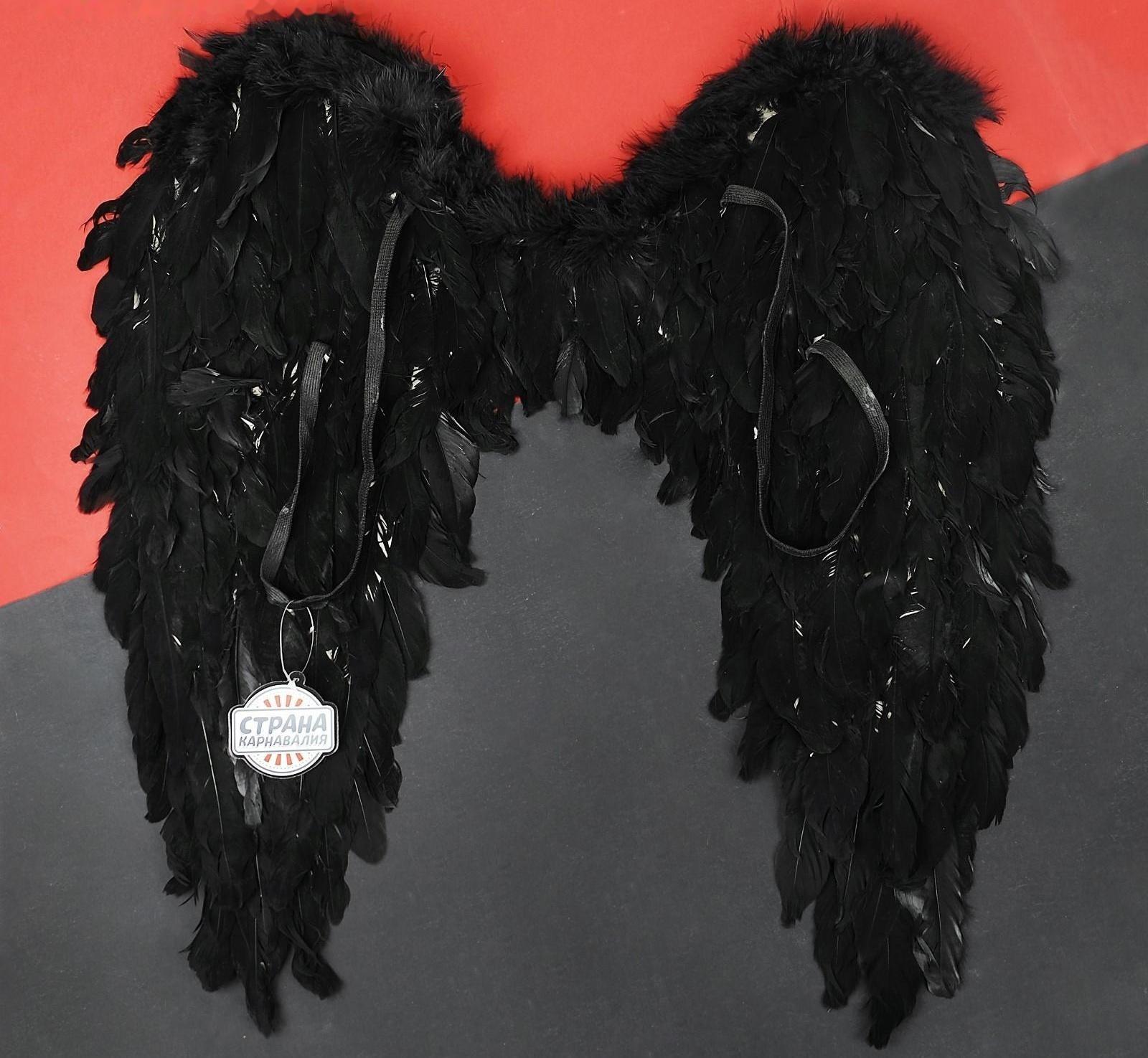 Крылья ангела, 60х57 см, цвет чёрный