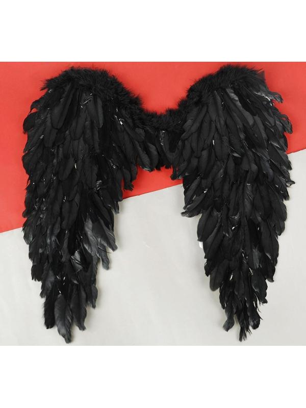 Крылья ангела, 60х57 см, цвет чёрный