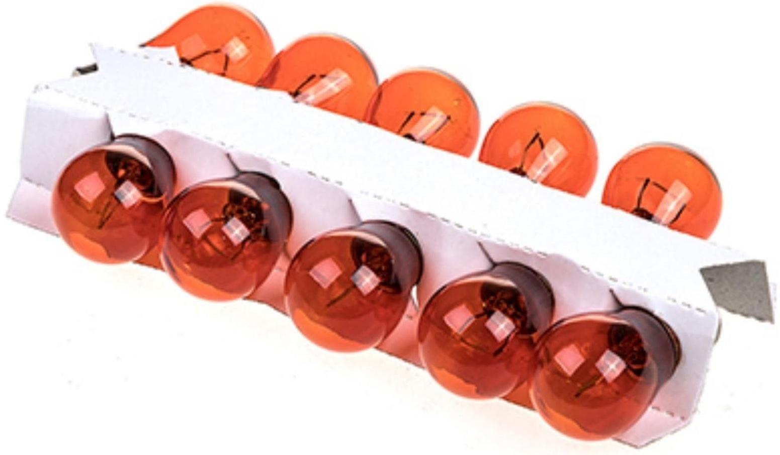 Лампа автомобильная Skyway Спутник, PY21W, 12 В, 21 Вт, c цоколем BA15s, оранжевая