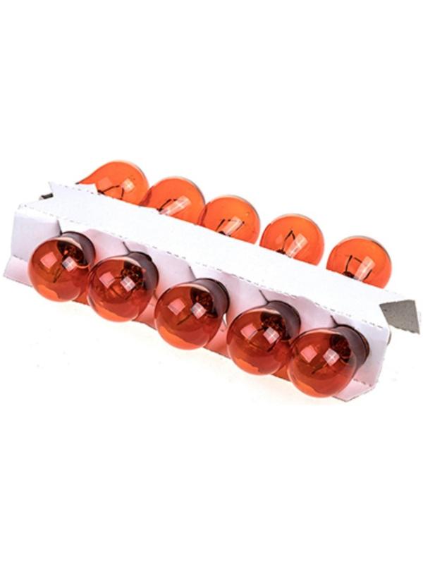 Лампа автомобильная Skyway Спутник, PY21W, 12 В, 21 Вт, c цоколем BA15s, оранжевая