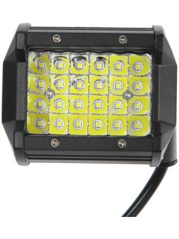 Фара светодиодная Skyway OFF ROAD 95 х 75 мм прямоугольная, 12/24 В, 72 Вт, Skyway 24 диода