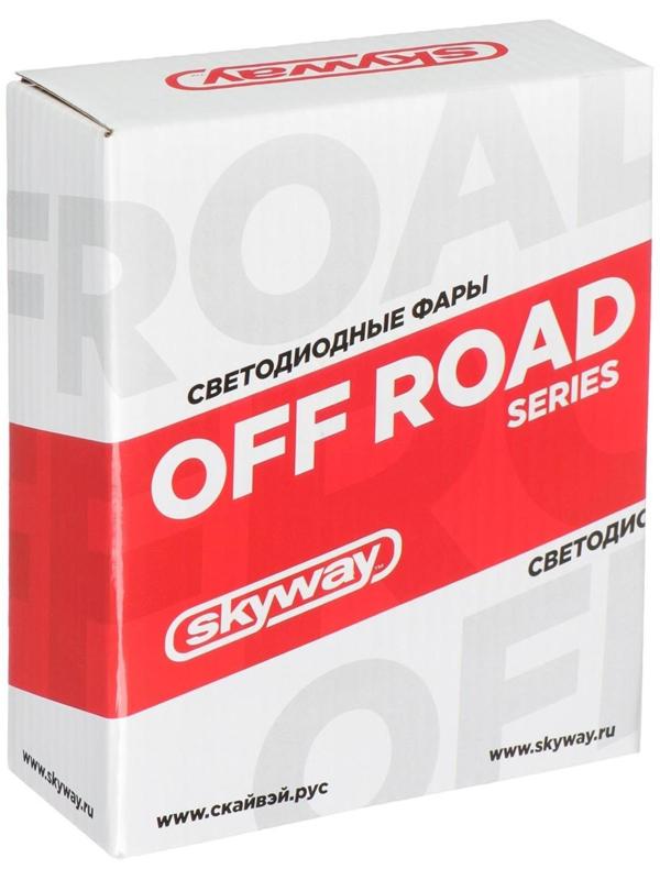 Фара светодиодная Skyway OFF ROAD 115 мм, круглая, 12/ 24 В, 27 Вт, 6000K, 9 диодов