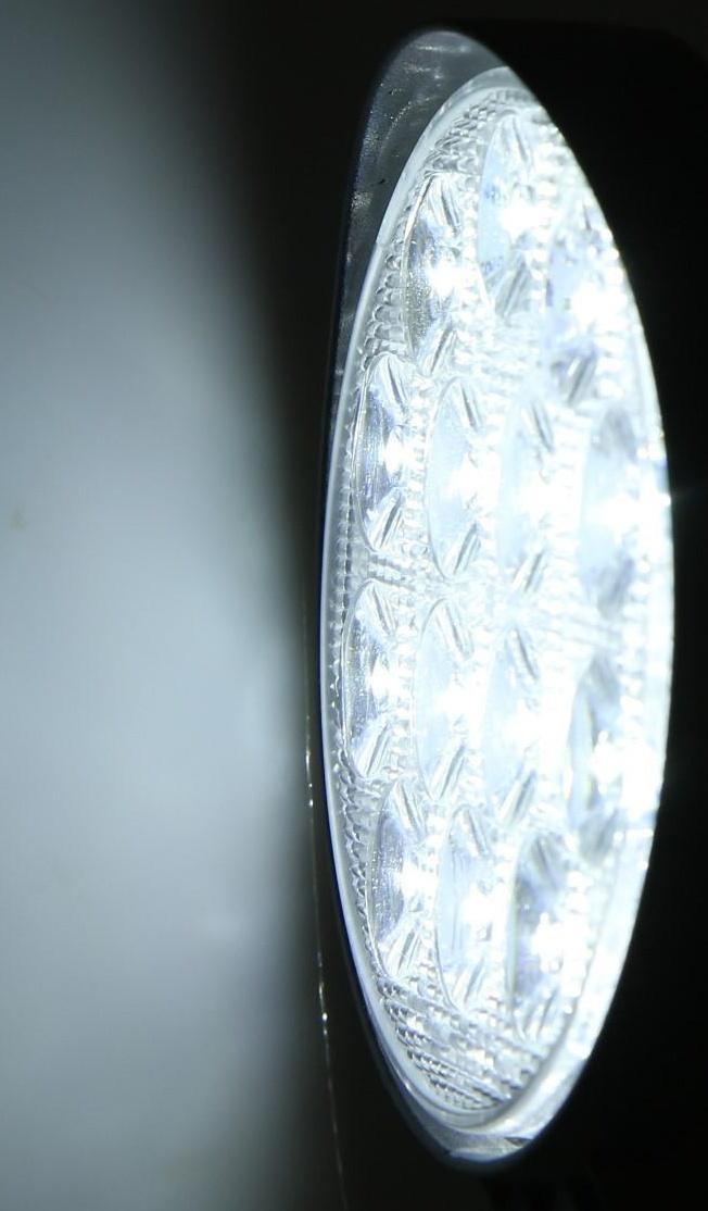 Фара светодиодная Skyway OFF ROAD 115 мм, 12/ 24 В, 42 Вт, 6000 K, 14 диодов