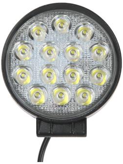 Фара светодиодная Skyway OFF ROAD 115 мм, 12/ 24 В, 42 Вт, 6000 K, 14 диодов