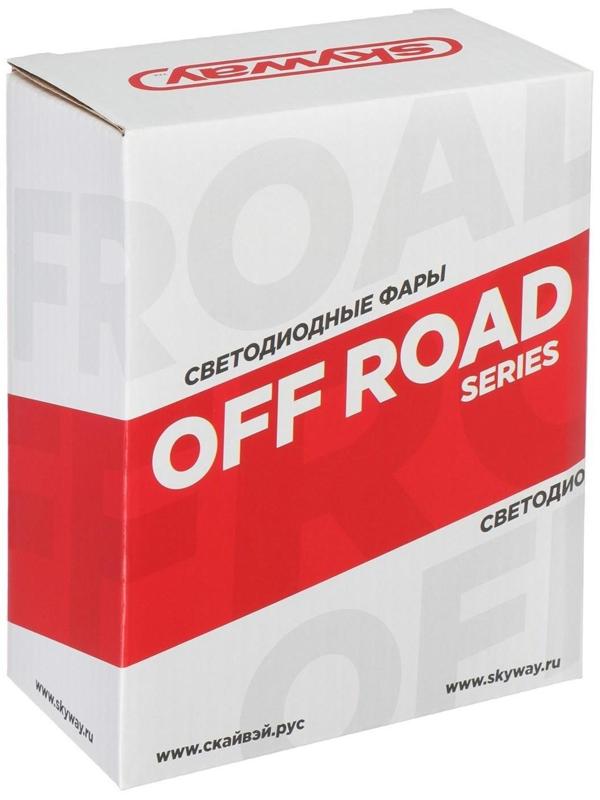 Фара светодиодная Skyway OFF ROAD 115 мм, 12/ 24 В, 42 Вт, 6000 K, 14 диодов