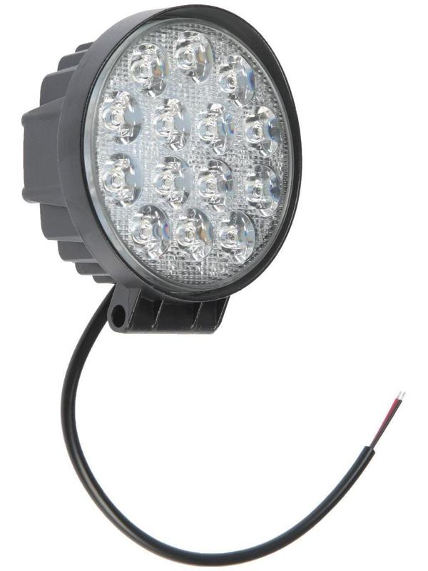 Фара светодиодная Skyway OFF ROAD 115 мм, 12/ 24 В, 42 Вт, 6000 K, 14 диодов