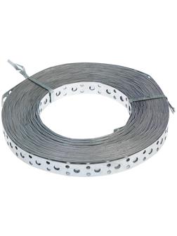 Лента перфорированная для вентиляции ТУНДРА krep, 17х0.7 мм, прямая, 25 м