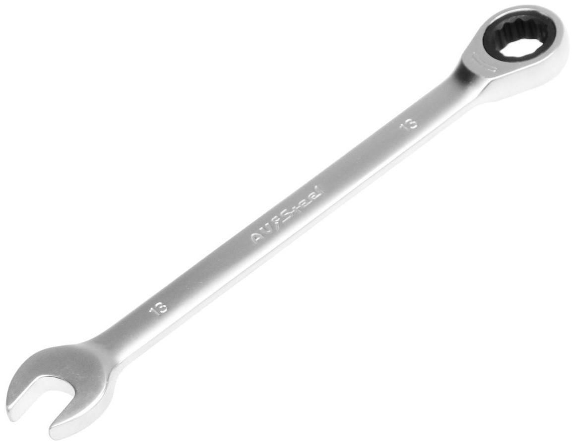 Ключ комбинированный AV Steel, трещоточный, 13 мм