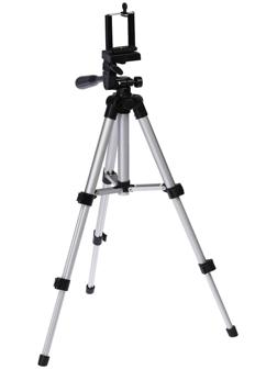 Штатив LuazON напольный, два уровня высоты 31-65 см, крепление для телефона