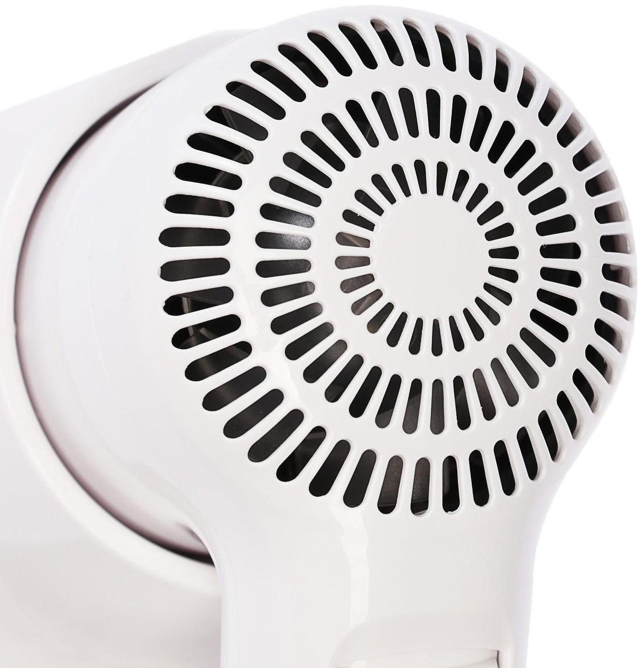 Фен Luazon LGE-006, 1600 Вт, настенный, 2 скорости, крепление, белый