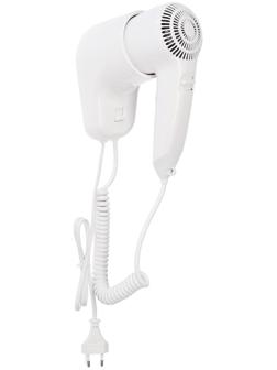 Фен Luazon LGE-006, 1600 Вт, настенный, 2 скорости, крепление, белый