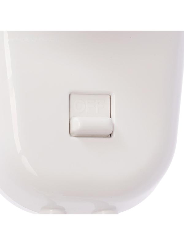 Фен Luazon LGE-006, 1600 Вт, настенный, 2 скорости, крепление, белый