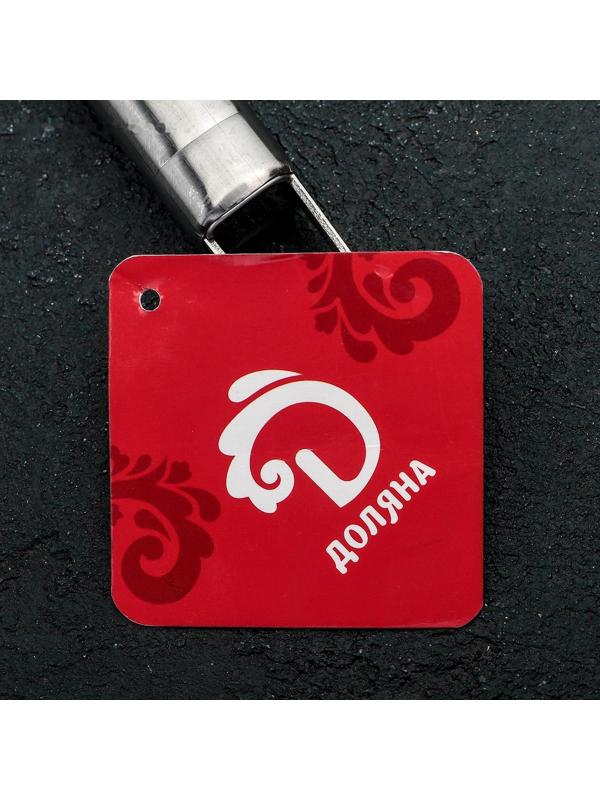 Вилка для мяса из нержавеющей стали Доляна «Основа», h=36 cм, цвет серебряный