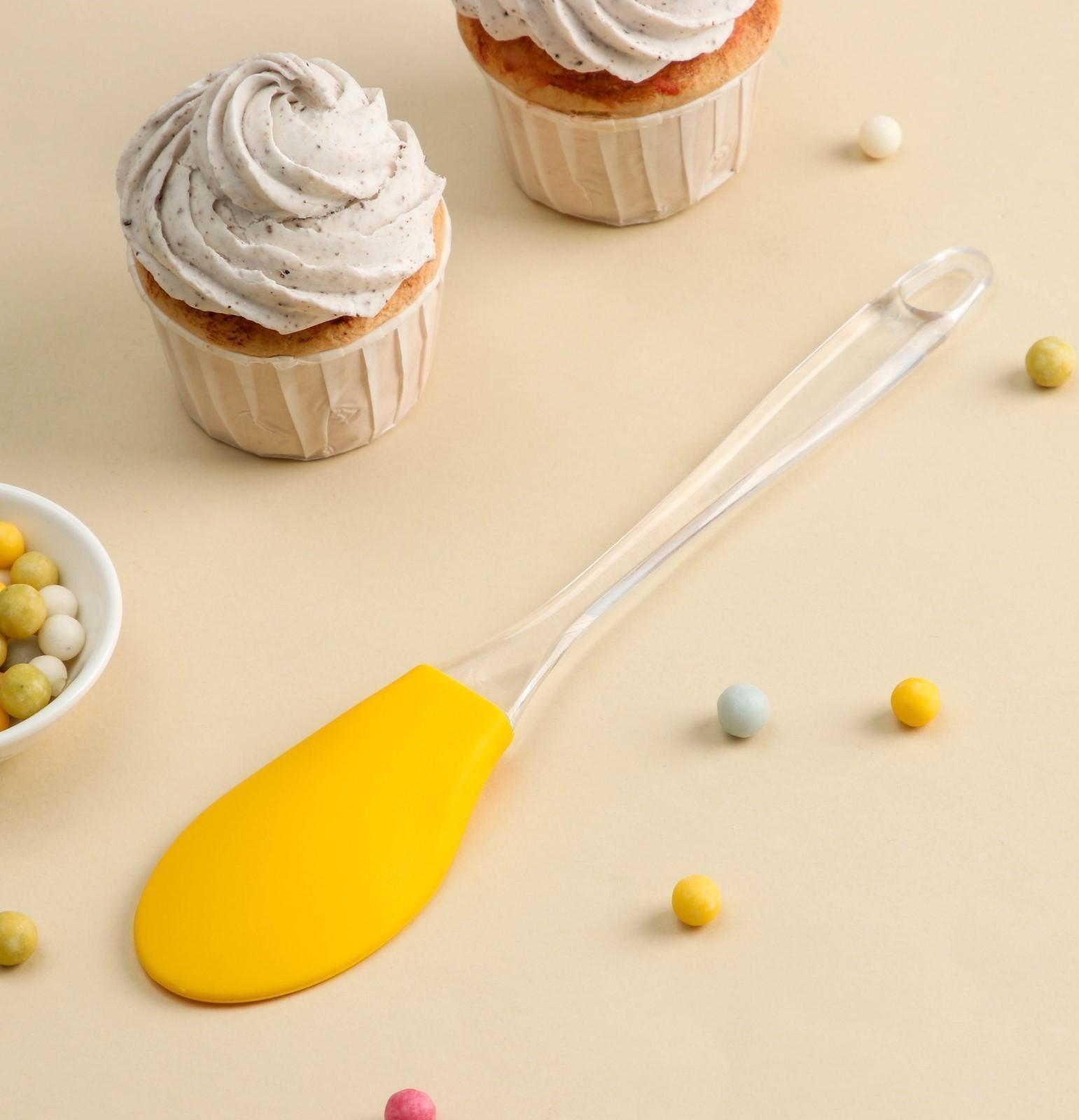 Ложка гарнирная Доляна «Лёд», 25 см, цвет МИКС