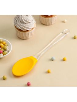 Ложка гарнирная Доляна «Лёд», 25 см, цвет МИКС