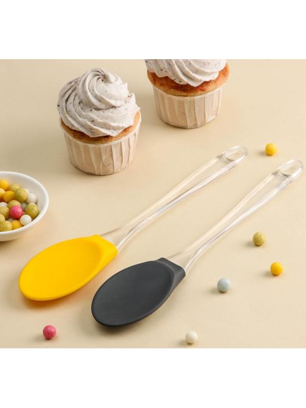 Ложка гарнирная Доляна «Лёд», 25 см, цвет МИКС